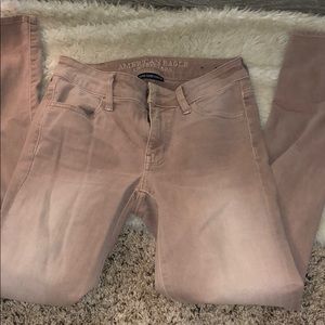American Eagle Blush jeggings